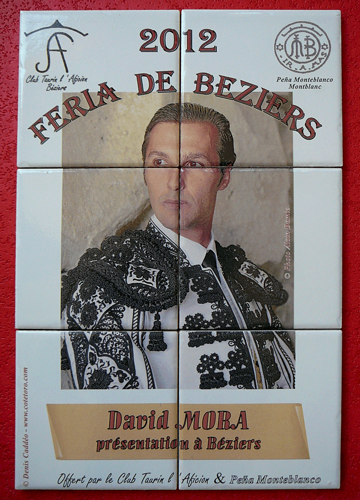 trophée pour David Mora