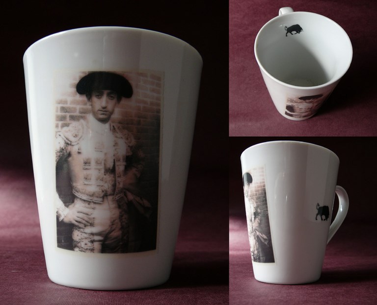Mug conique decor torero "Manolete"