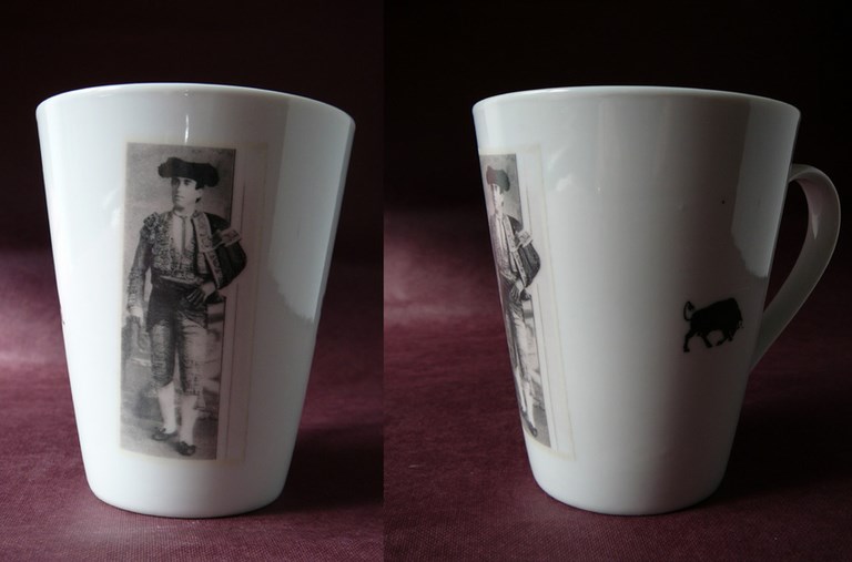 mug conique decor torero 1